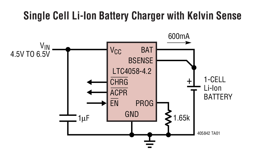 LTC4058-4.2Ӧͼһ